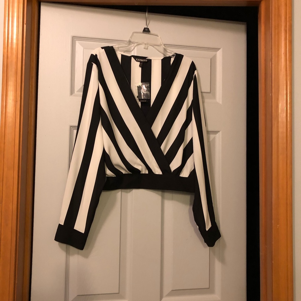 Express striped top